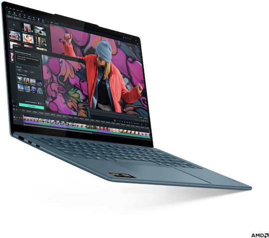Yoga Slim 7 14AKP10 14" OLED FHD+ (Ryzen AI 300 Series-7 350/16GB/512GB SSD/W11 Home) Tidal Teal (International English Keyboard)