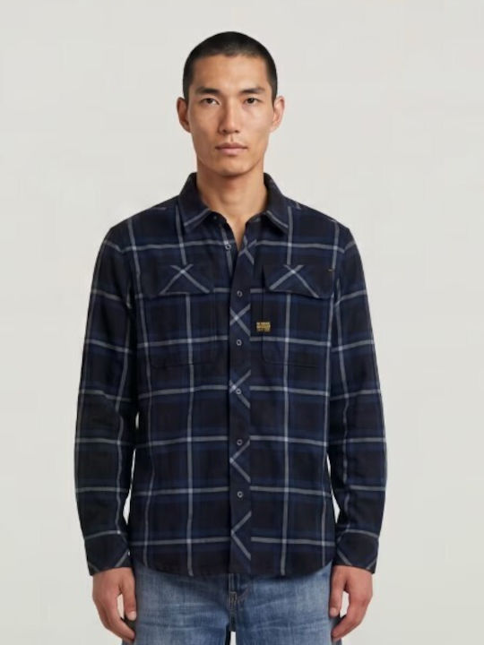 Long Sleeve Shirt in Regular Fit Blue