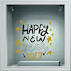 Χριστουγεννιάτικο Αυτοκόλλητο - Happy New Year 24 - 80cm X 80cm