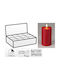 JK Home Decoration Dekorative LED-Kerze 7,5 x 12,5 cm