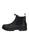 Black Leather Men's Boots