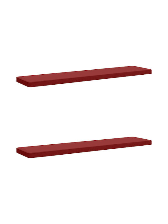 vidaXL Vught Garden Bench Cushion Red 2 pcs 180...
