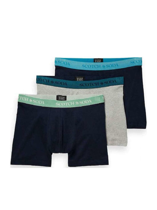 Scotch & Soda Мъжки боксерки Многоцветни 3Pack