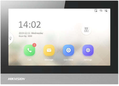 Hikvision Σετ Θυροτηλεόρασης Wi-Fi Γκρι
