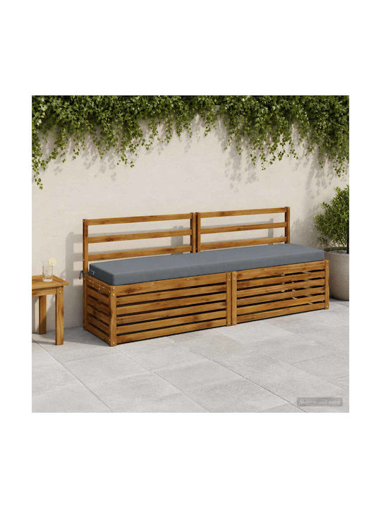 vidaXL Gartenbankkissen Soest Blau 2 Stück 170 ...