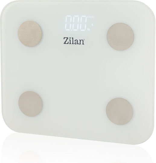 Cântar inteligent 180 kg cu Bluetooth, alb ZLN9006