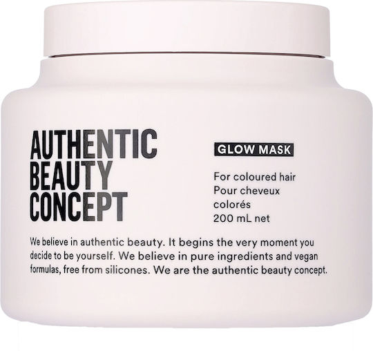 Authentic Beauty Concept Glow Маска за Коса за Запазване на Цвета 200ml