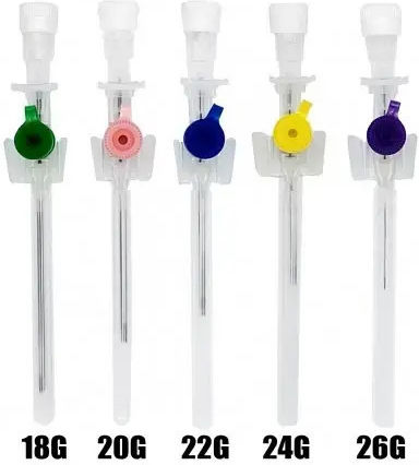 IV Catheters Cannula With Wings and Injection Port Serix 100 Pieces 24G