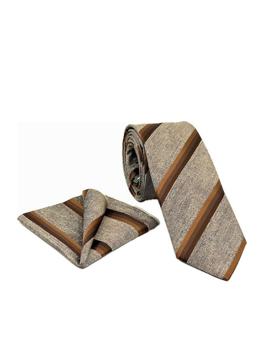 Legend Accessories Set aus Herren-Krawatten mit Mustern in Grau