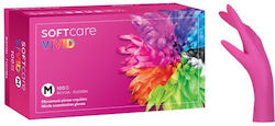 Soft Care Vivid Nitrile Gloves Powder Free in Fuchsia Colour 100 Pieces Soft Care Vivid Nitrile Gloves Powder Free in Fuchsia Colour 100 Pieces