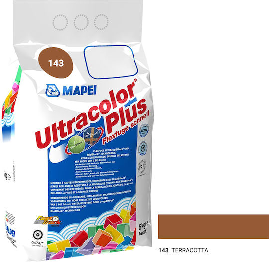Mapei Ultracolor Plus N143 Terracotta Tile Joint Filler 5 kg