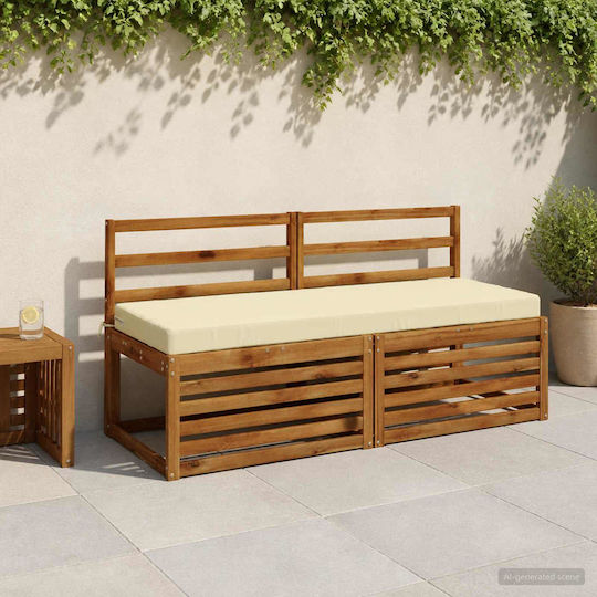 vidaXL Pernă pentru Bancă de Grădină Soest Crem 2 Buc. 140x50 cm