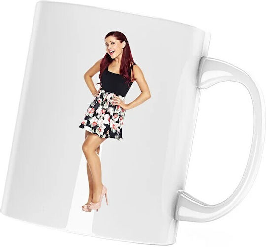 Ariana Cană Ceramică Albă 330ml