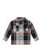 Kids' Checked Long-Sleeved Shirt Multicolour Stains And Stories