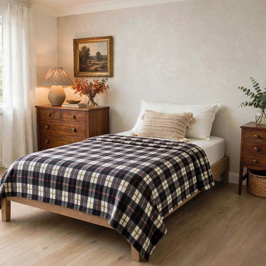 Go Smart Home Single Fleece Blanket 160x220cm Multicolour