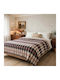 Go Smart Home Fleece Blanket for Double Bed 220x240cm Multicolour