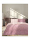 Kocoon Estete Bettwäsche-Set Für Einzelbett 160x270 cm Rosa (3 Stück)