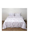 Anna Riska Single Bed Sheet Set 160x270cm Pink (3 Pieces)