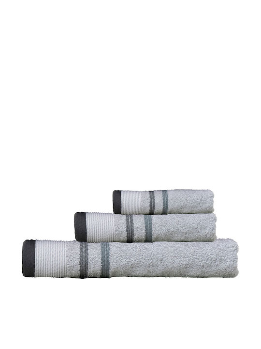 Anna Riska Kleio Hand Towel 30x50 cm Grey 500 g...