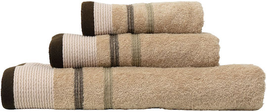Anna Riska Kleio Hand Towel 30x50cm Beige 500gr/m² Weight