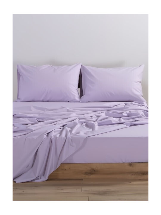 Nef-Nef Homeware Basic Σεντόνι Ημίδιπλο με Λάστ...