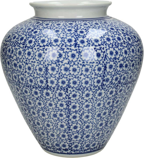 JK Home Decoration Decorative Porcelain Vase Multicolour 18x18xH20cm