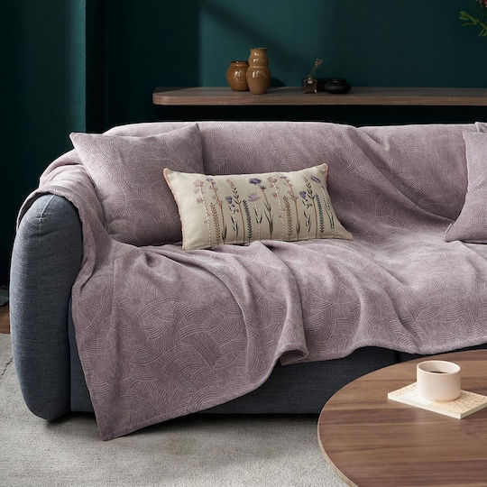 Gofis Home Nimbus Armchair Throw L180xW180cm Arctic Purple
