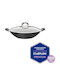 Tramontina Monaco Aluminum Wok with Lid and Non-Stick Coating 32cm