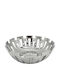 Marhome Dekorative Keramikschale Silber 25.7x25.7x8.2cm