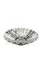 Marhome Dekorative Keramikschale Silber 29.5x29.5x9cm