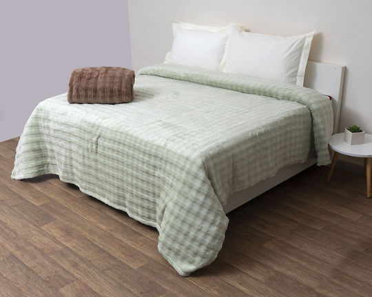Anna Riska Fleece Blanket Double 220x240cm Green