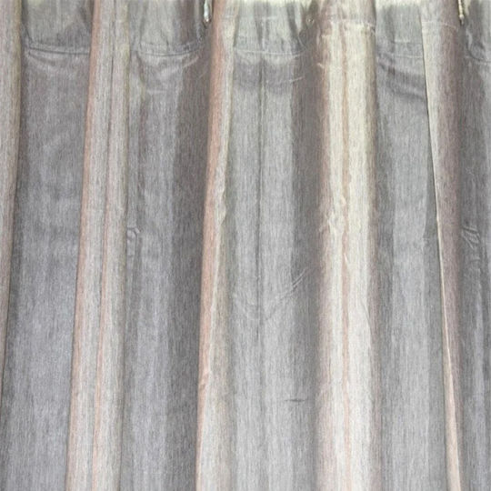 SpitiBazaar Κουρτίνα με Τρέσα Γκρι 270x280εκ.