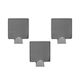 Next 51361-17 Silver Adhesive Hangers 3 Pieces
