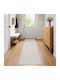 vidaXL Kitchen Runner Mat with Non-Slip Backing Cream 50x100 cm