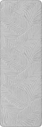 Chios Hellas Küchenläufer mit Rutschfester Unterseite Grau 60x180 cm 31981-GRAU