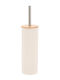 Silver Metal Bathroom Toilet Brush