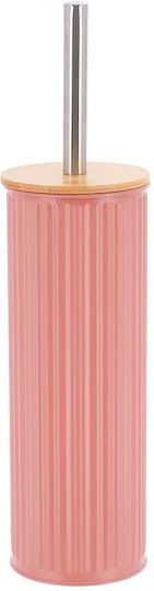Pink Metal Bathroom Toilet Brush