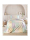 Rythmos Junie Kinderbettwäsche-Set, Einzelbett, mit Kissenbezug, Mehrfarbig, 160x250 cm