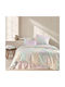 Rythmos Semi-Double Cotton Sheet Set with Elastic Band Multi 160x260cm 3 Pieces