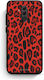 Smartfits Animal Rote Leopard Handyhülle für Huawei Mate 20 Lite
