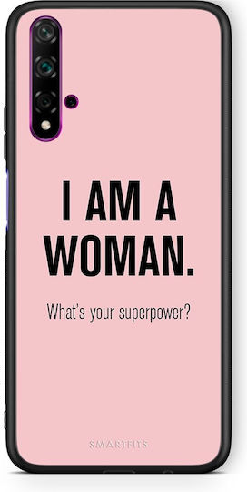 Smartfits Superpower Woman Hülle für Huawei Nova 5T Honor 20