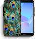 Калъф Smartfits с истински пера от паун за Huawei Y6 2018 и Honor 7a