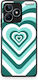 Smartfits Green Hearts Husă pentru Realme C53