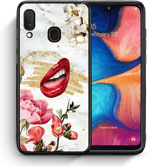 Smartfits Red Lips Hülle für Samsung Galaxy M20