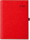 Ekdoseis Planogramma Daily Planner 2027 Red 17x24cm