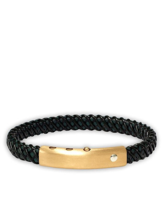 Borsari Men's Leather Bracelet