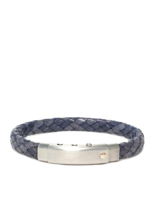 Borsari Men's Leather Bracelet