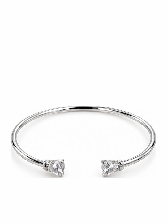 Kingleap Women's Steel Cuff Bracelet