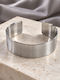 Kingleap Women's Steel Cuff Bracelet