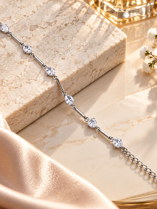 Kingleap Women's Chain Bracelet in Steel